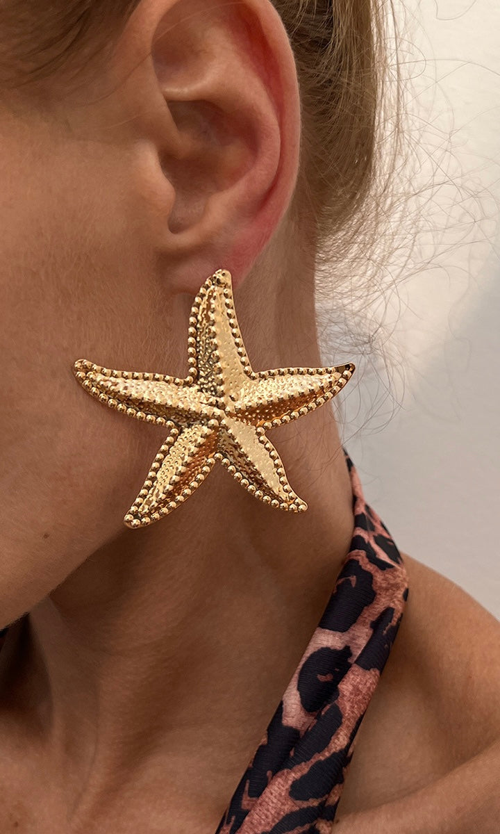 BOUCLE D’OREILLE ÉTOILE DE MER