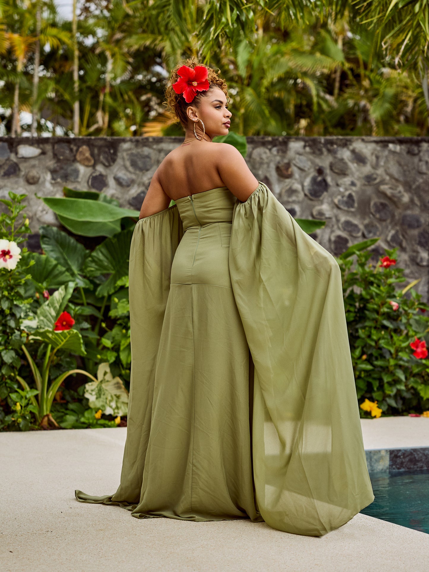 ROBE PISTACHO