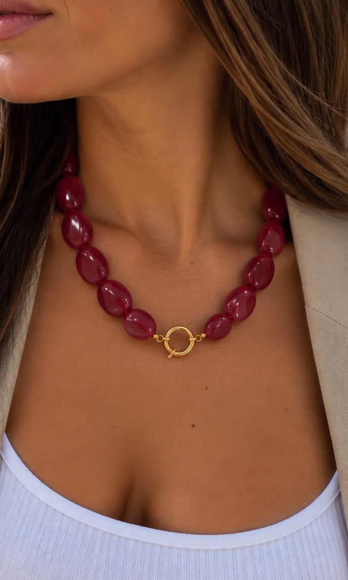 COLLIER ROUGE