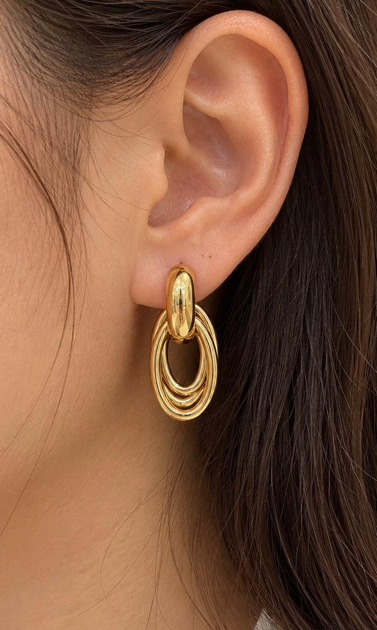 BOUCLE D’OREILLE MAILLE