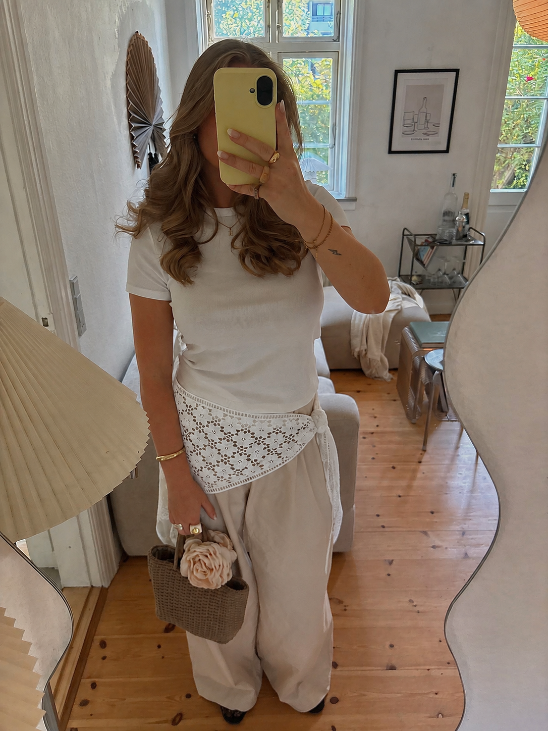 FOULARD DENTELLE BLANCHE (précommande)