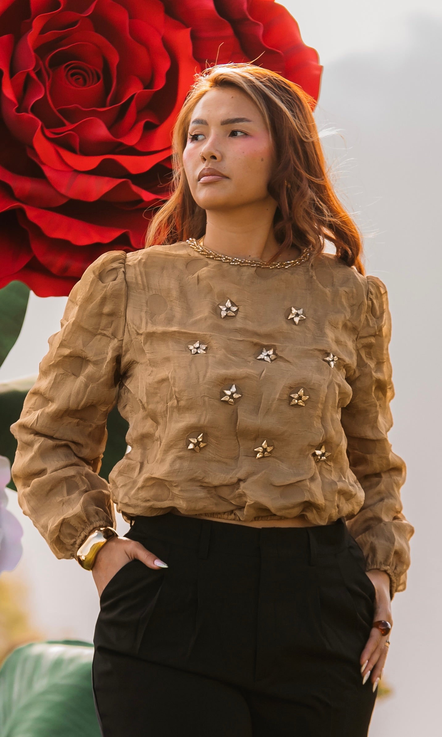 BLOUSE ÉTOILE D’OR