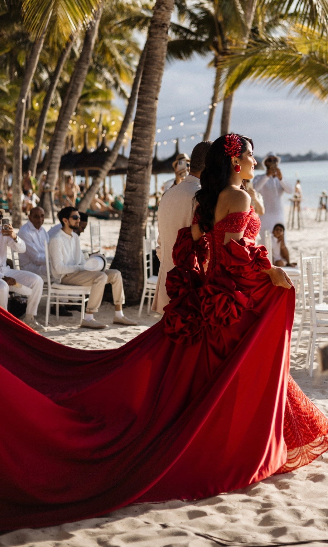 ROBE MAJESTÉ ROUGE