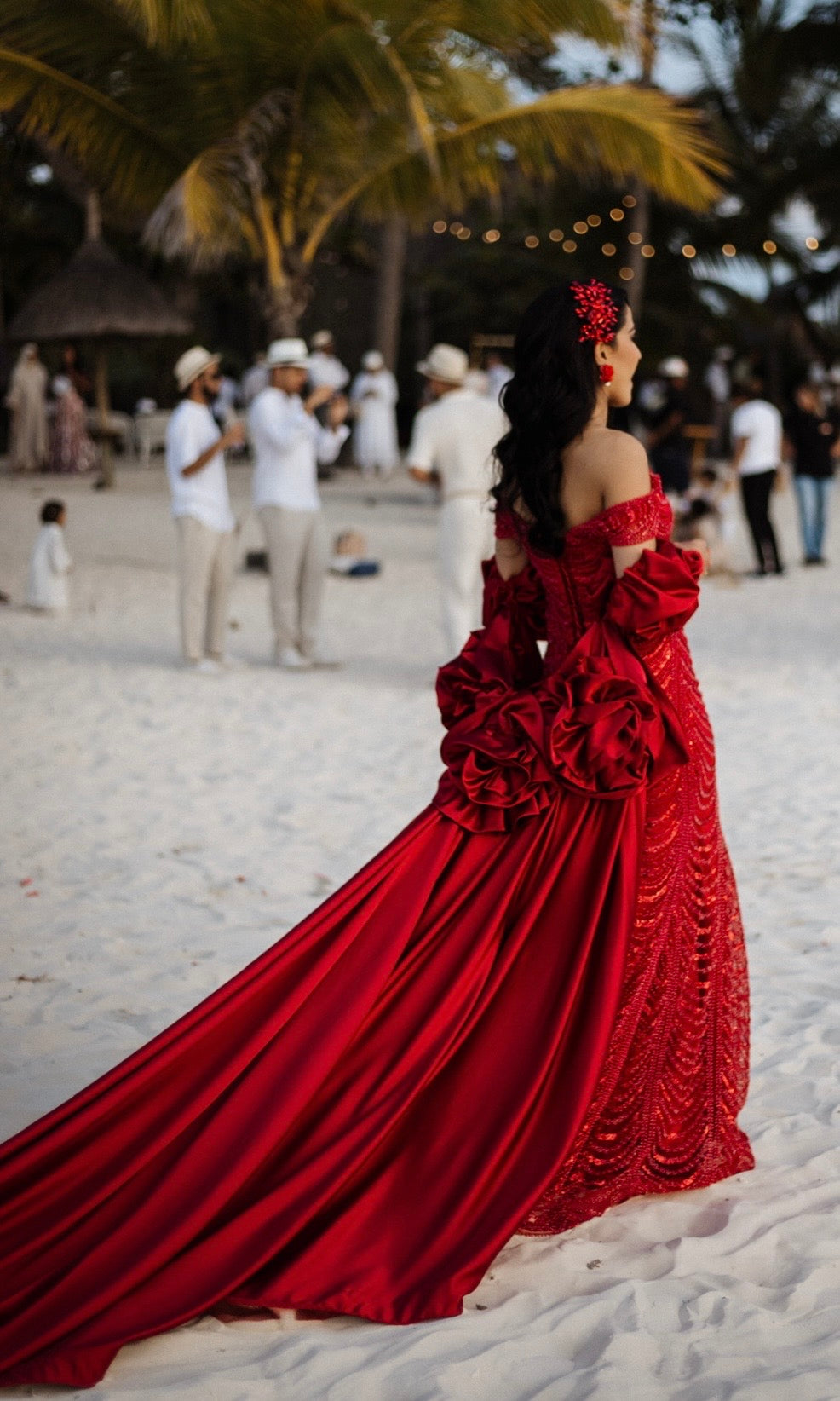 ROBE MAJESTÉ ROUGE