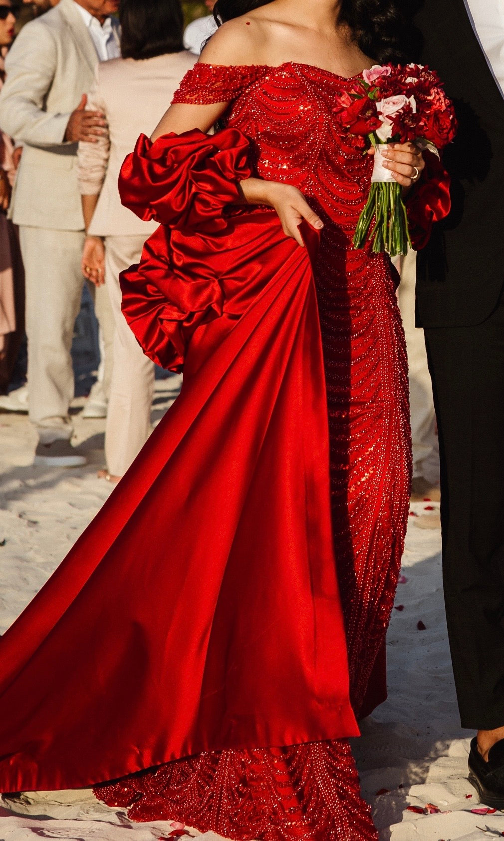 ROBE MAJESTÉ ROUGE
