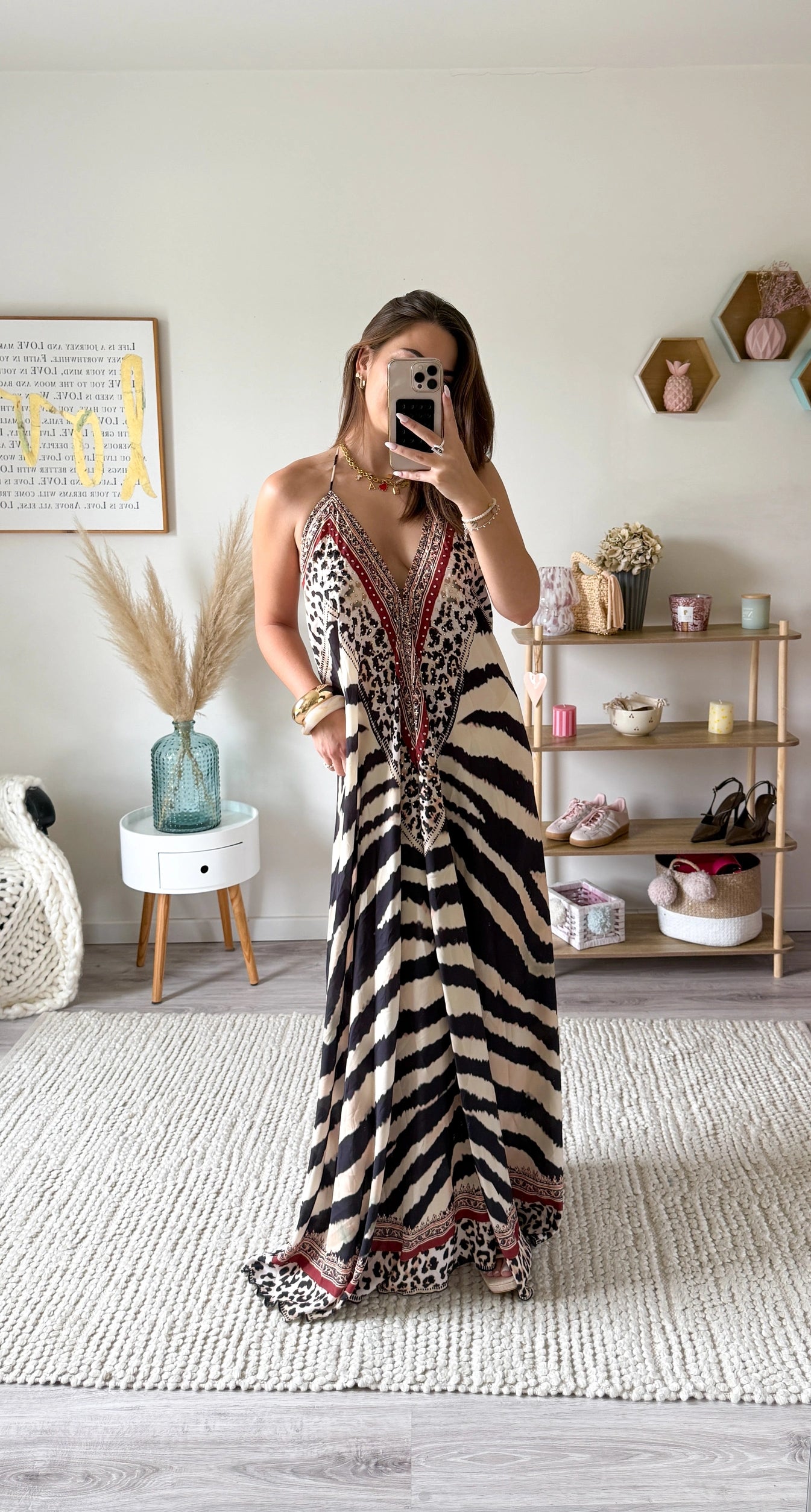 ROBE LÉOPARD PRINT