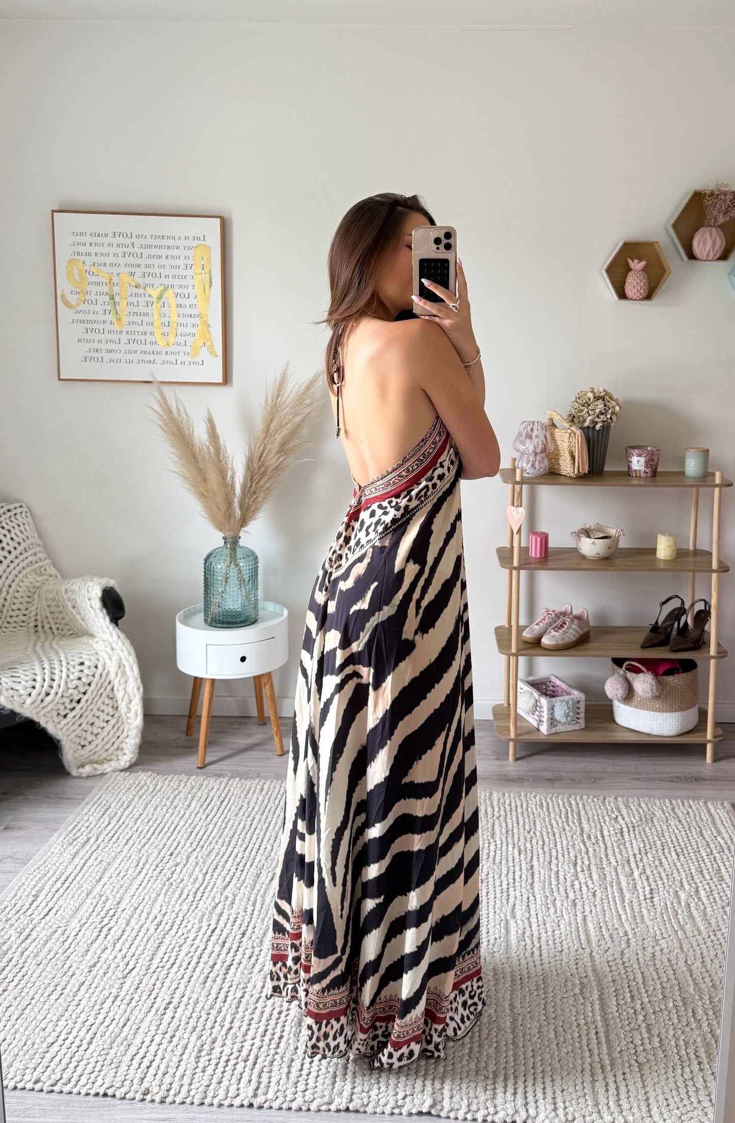 ROBE LÉOPARD PRINT