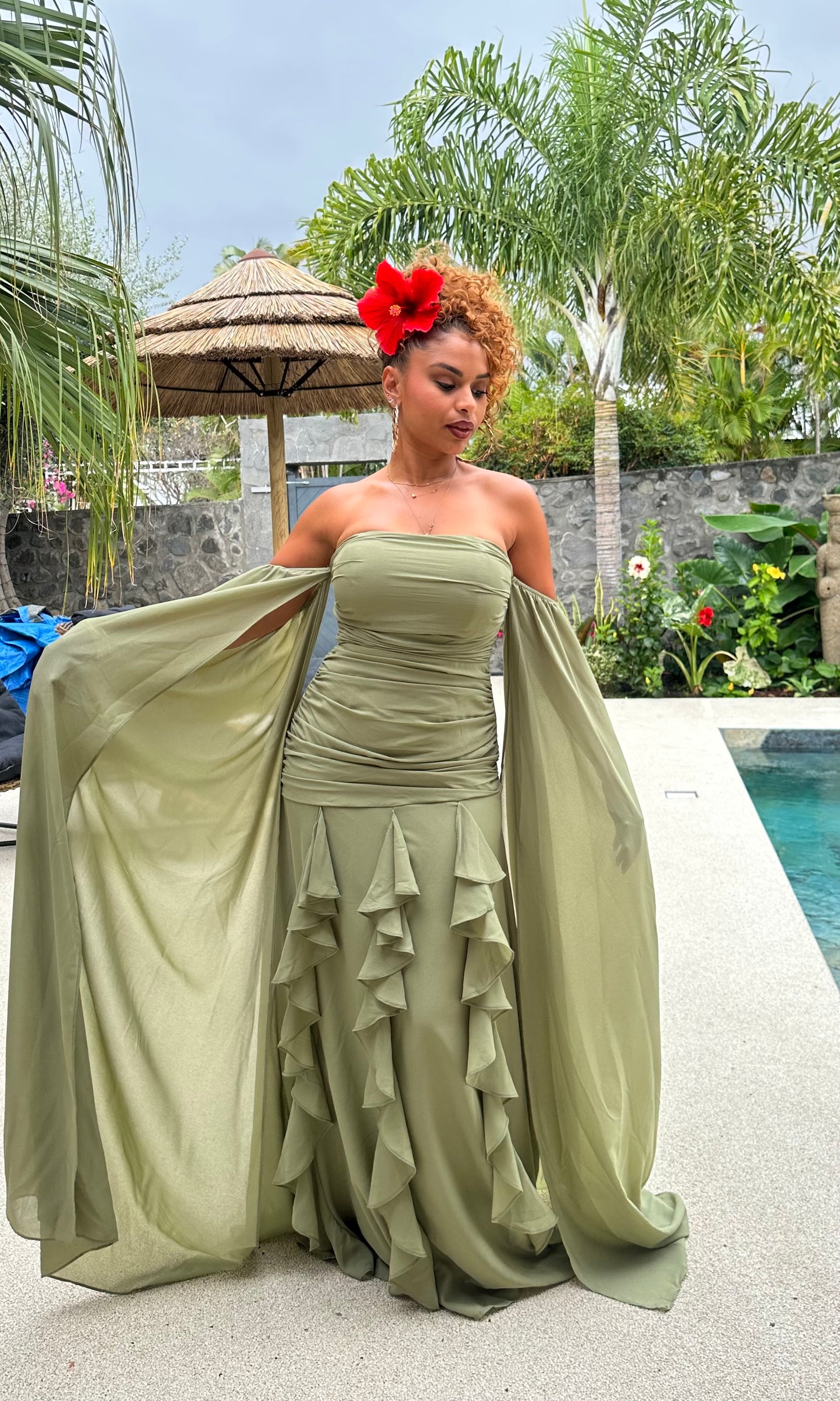 ROBE PISTACHO