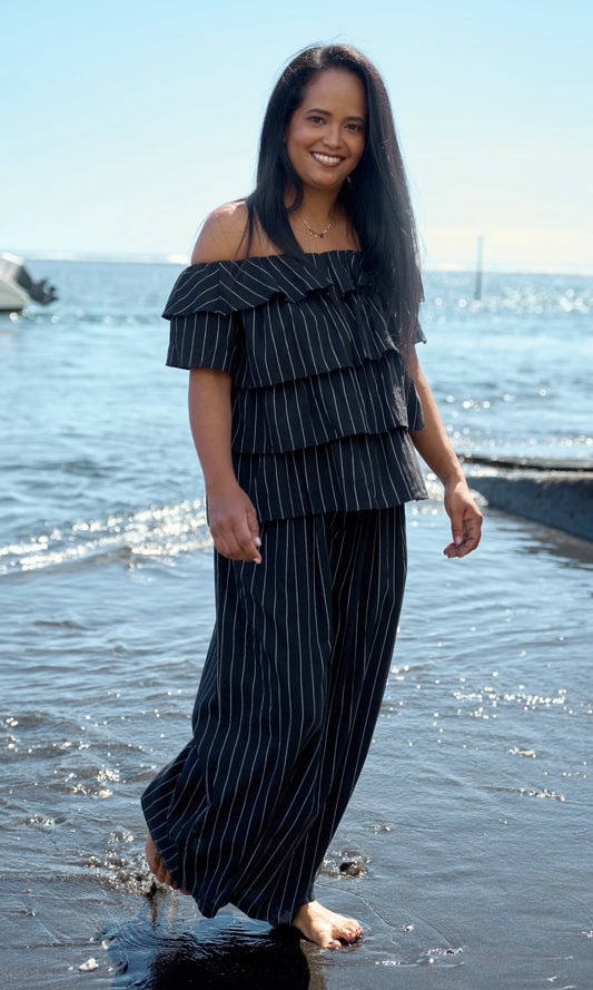 ENSEMBLE PANTALON RAYURES