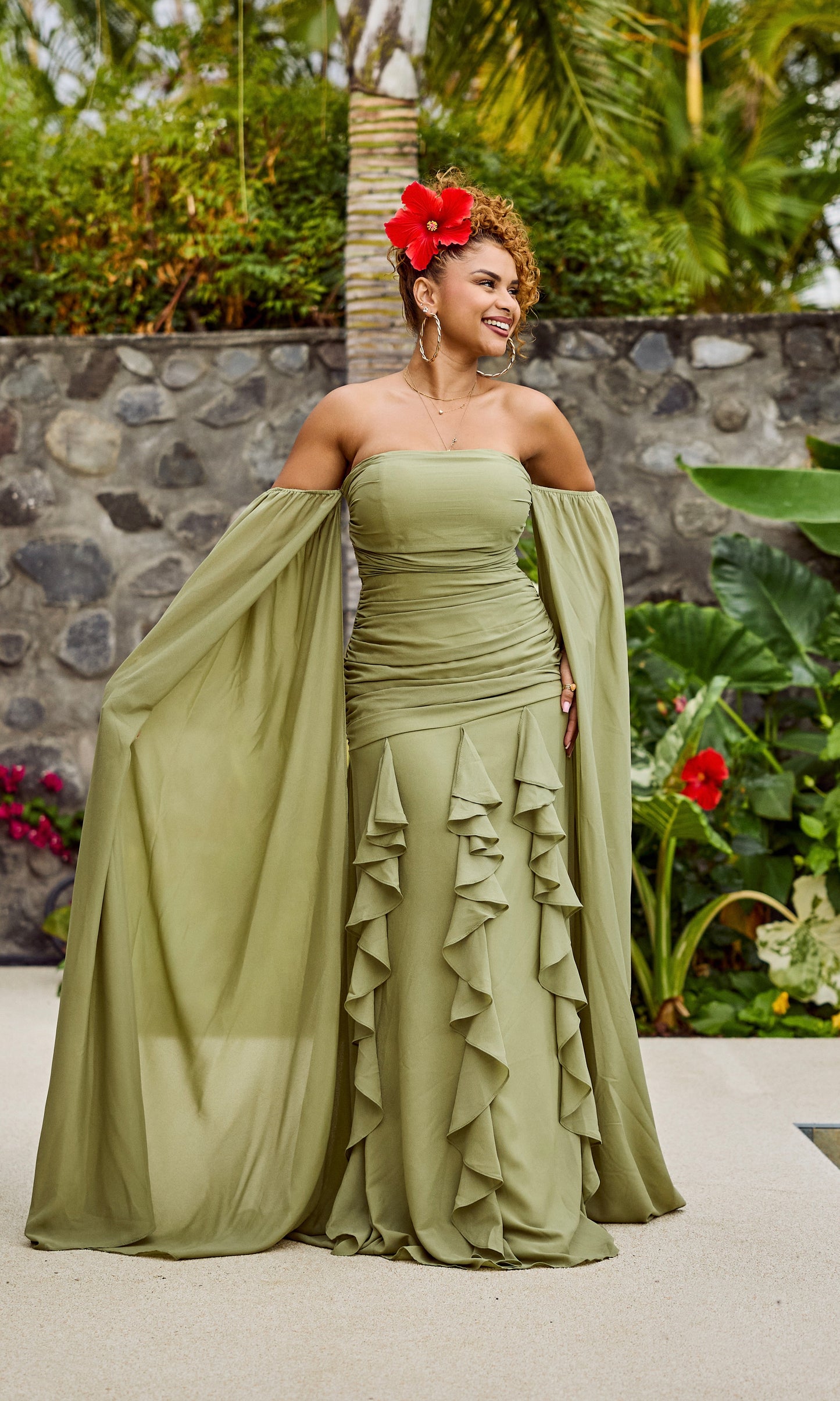 ROBE PISTACHO