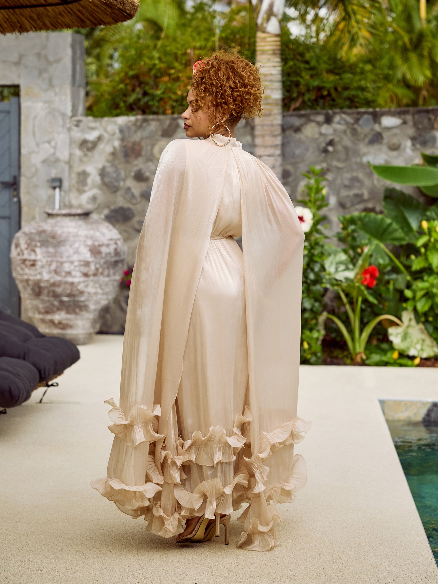 ROBE NYMPHE DORÉE