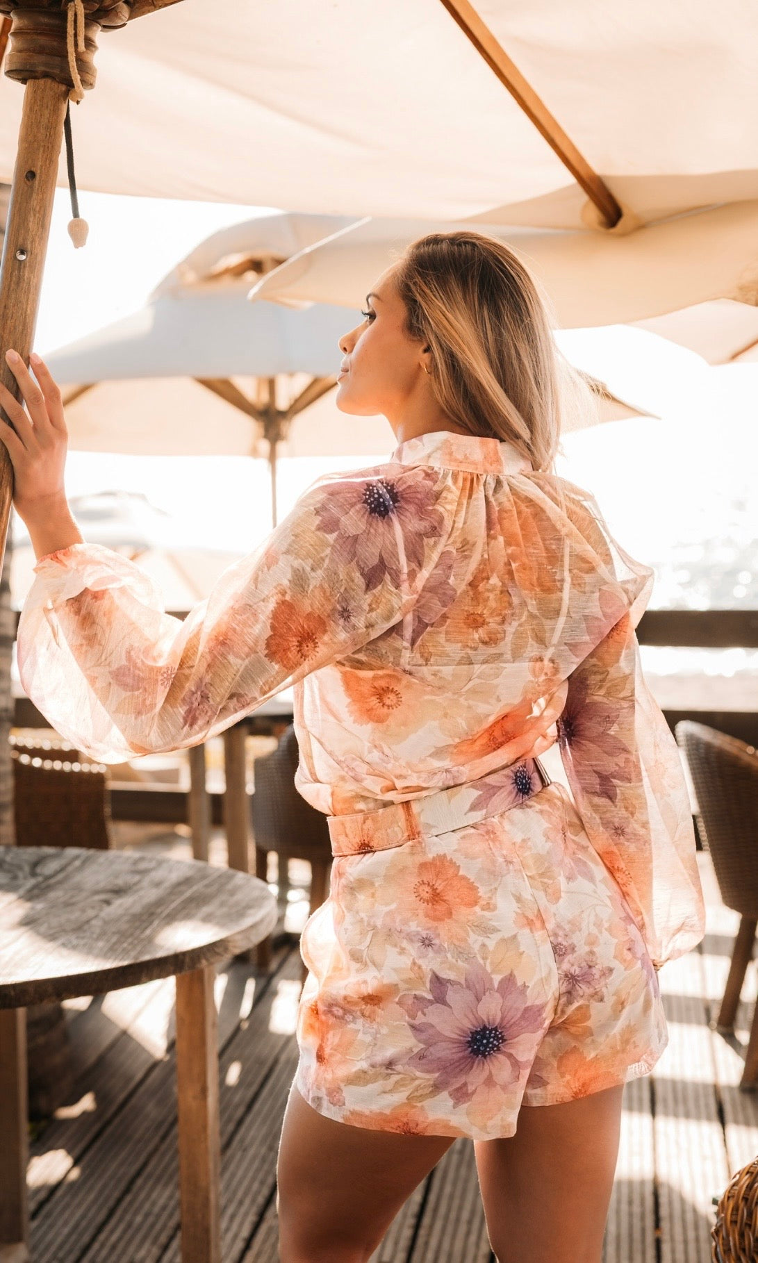 FLORAL SHORTS SET