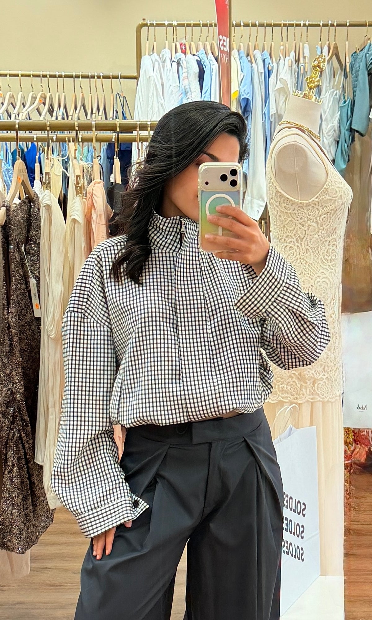 GINGHAM JACKET