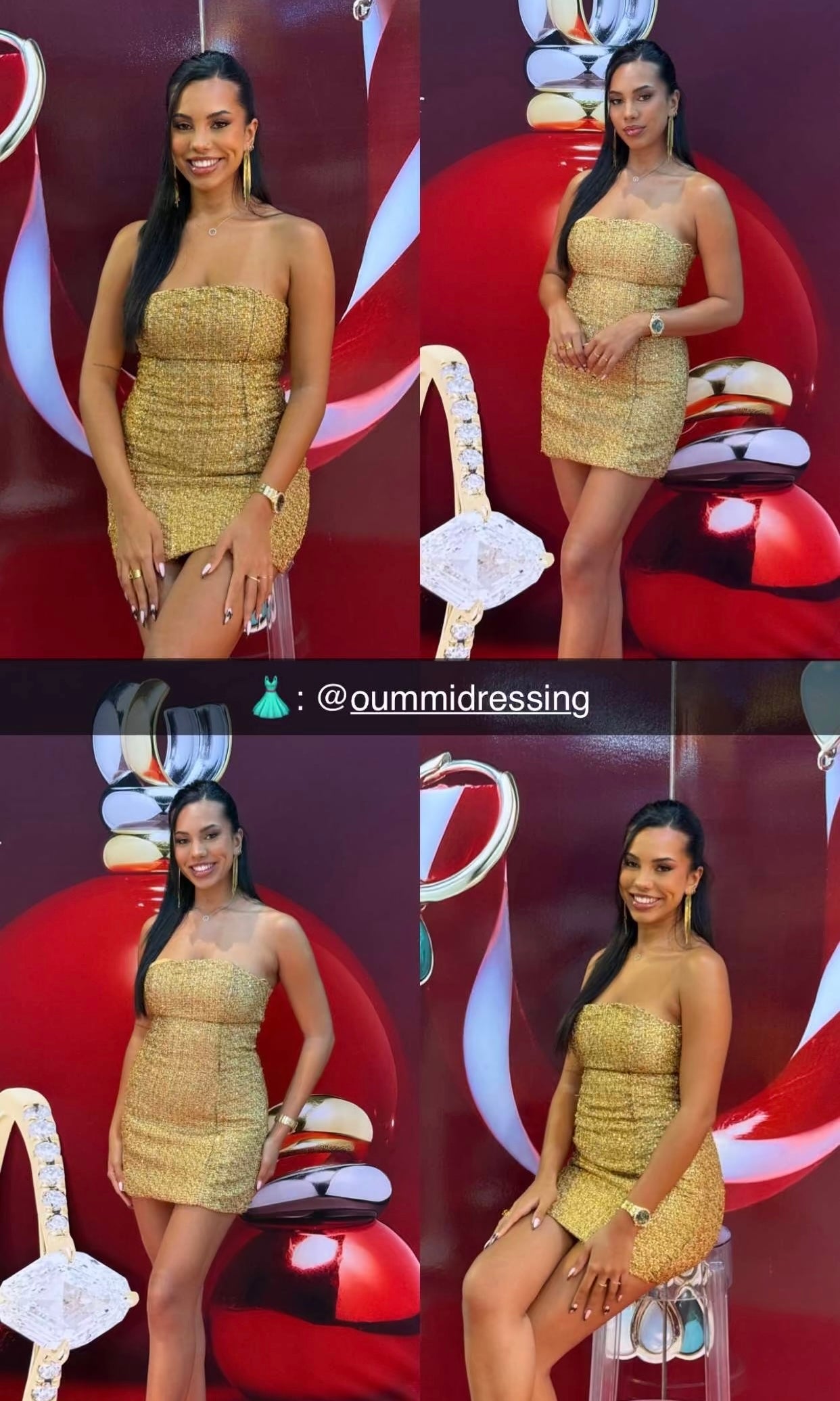 ROBE FLOCON D’OR