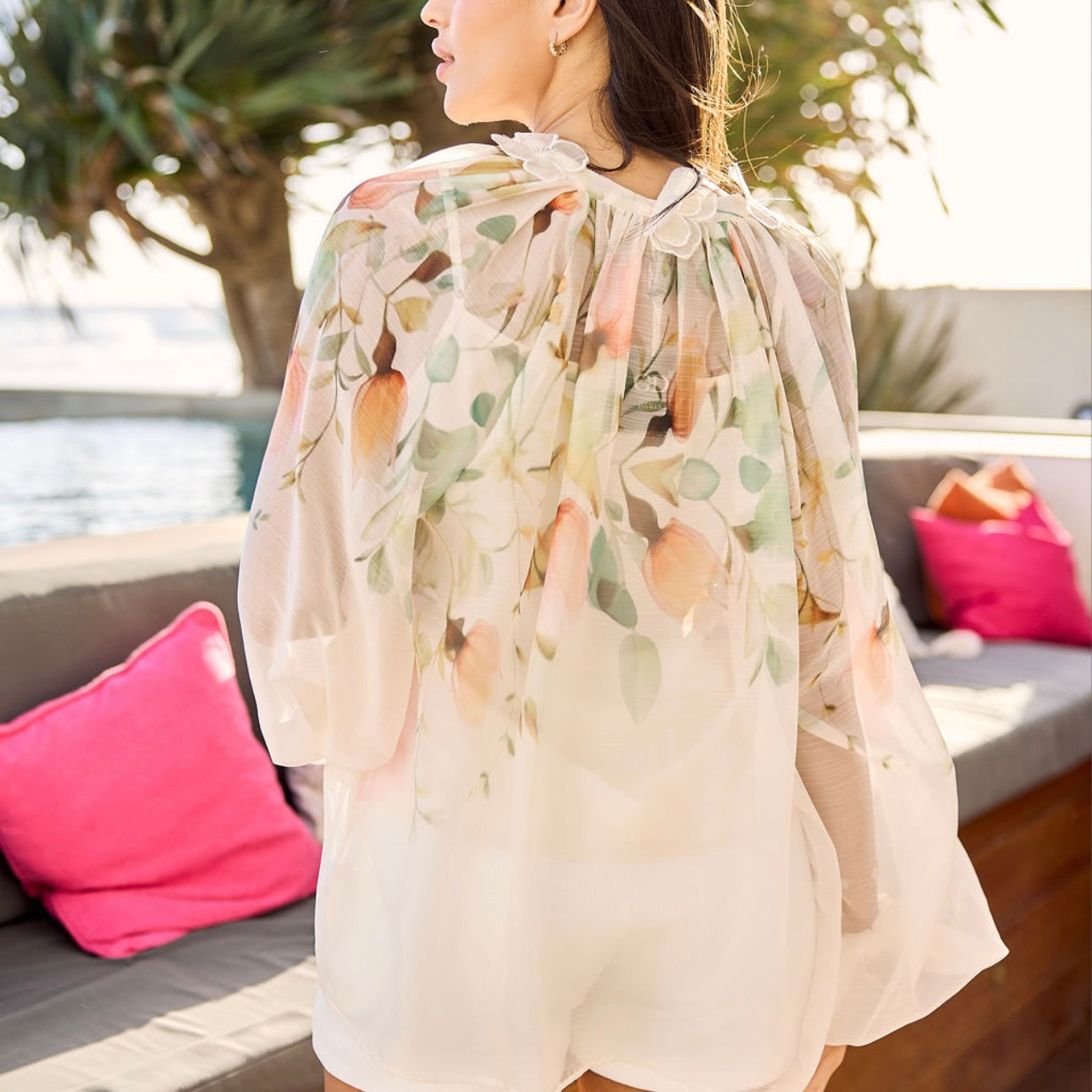 BLOUSE VOILE DE FLEUR